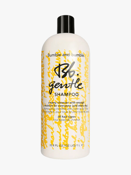 Bumble and Bumble Gentle Hydrating Shampoo in branded component on a light gray background