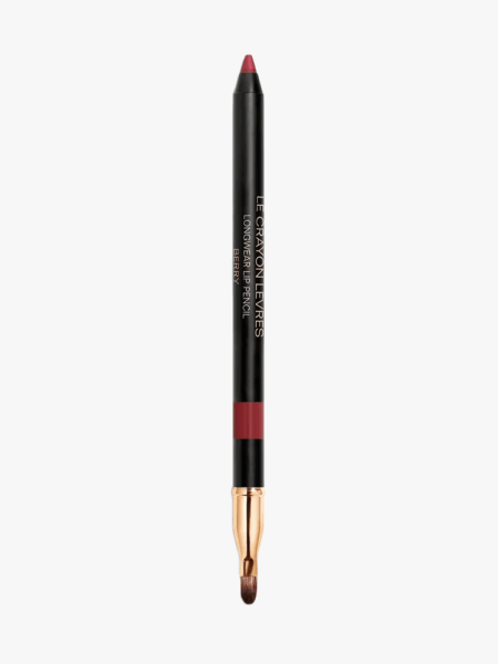 Chanel Lip Liner in Berry in branded component on a light gray background
